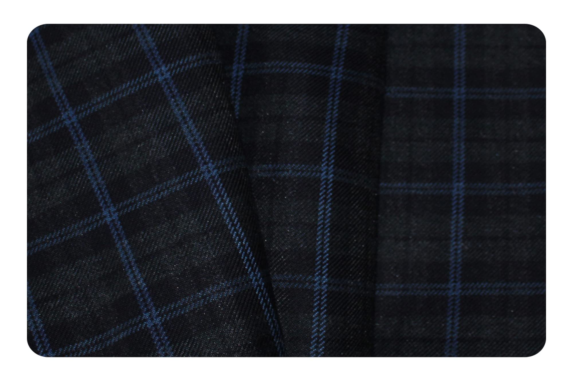 Men's Cotton Polyester Blend Tweed Checkered Blazer & Jacket Fabric Unstitched (2 m,Free Size)-image-47