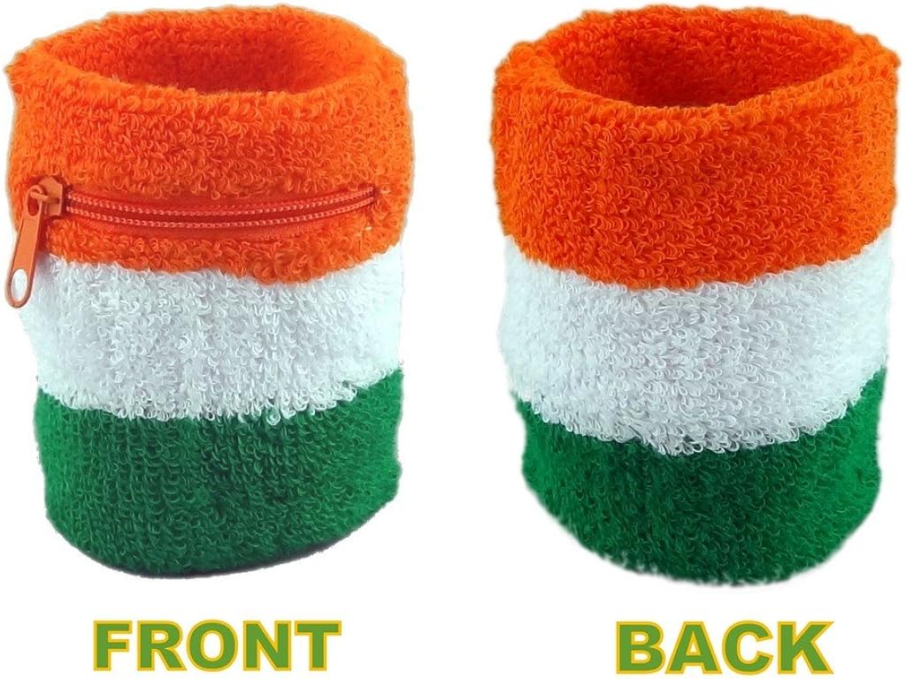 Miniatura 7 de Funny Guy Mugs - Juego de vinchas y muñequera unisex (Paquete de 3 unidades 2 muñequeras con cartera para muñecacierre y 1 vincha)