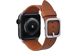Tan Leather Apple Watch Band 38mm