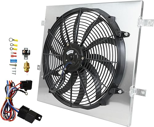 Miniatura 389 de Radiador de aluminio AA5052 de 3 filas compatible con Dodge Ram 2009-2021 1500 2500 3500 4000 V6 V8 Pickup AT/MT 3 filas,1 fila,Ventilador