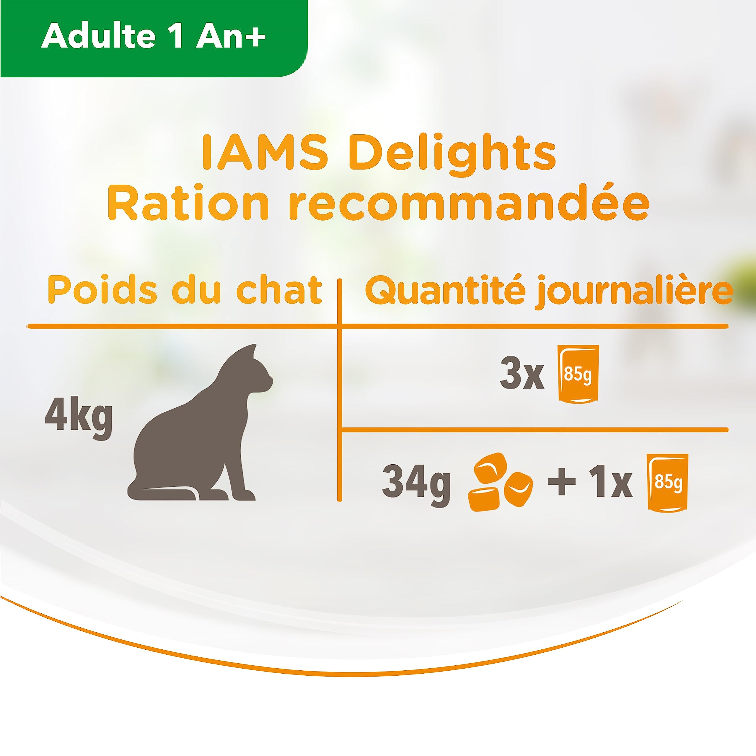 IAMS Chat Adulte Nourriture Humide en gelée Terre&Mer Land&Sea Collection 12 sachets x 85g