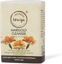 Urvija Marigold Cleanser Soap - Essential oil based Handmade soap with Goodness of Calendula oil - Nourishes and Hydrates ...