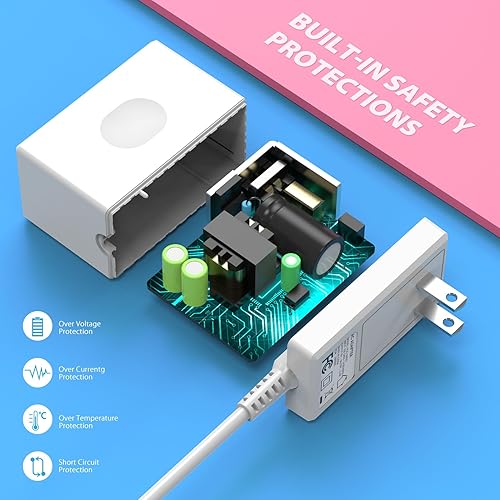 Miniatura 5 de Cargador para Nintendo Switch, cargador YCCTEAM Adaptador de CA Fuente de alimentación 15V 2.6A Kit de carga rápida compatible con Switch OLEDSwitch