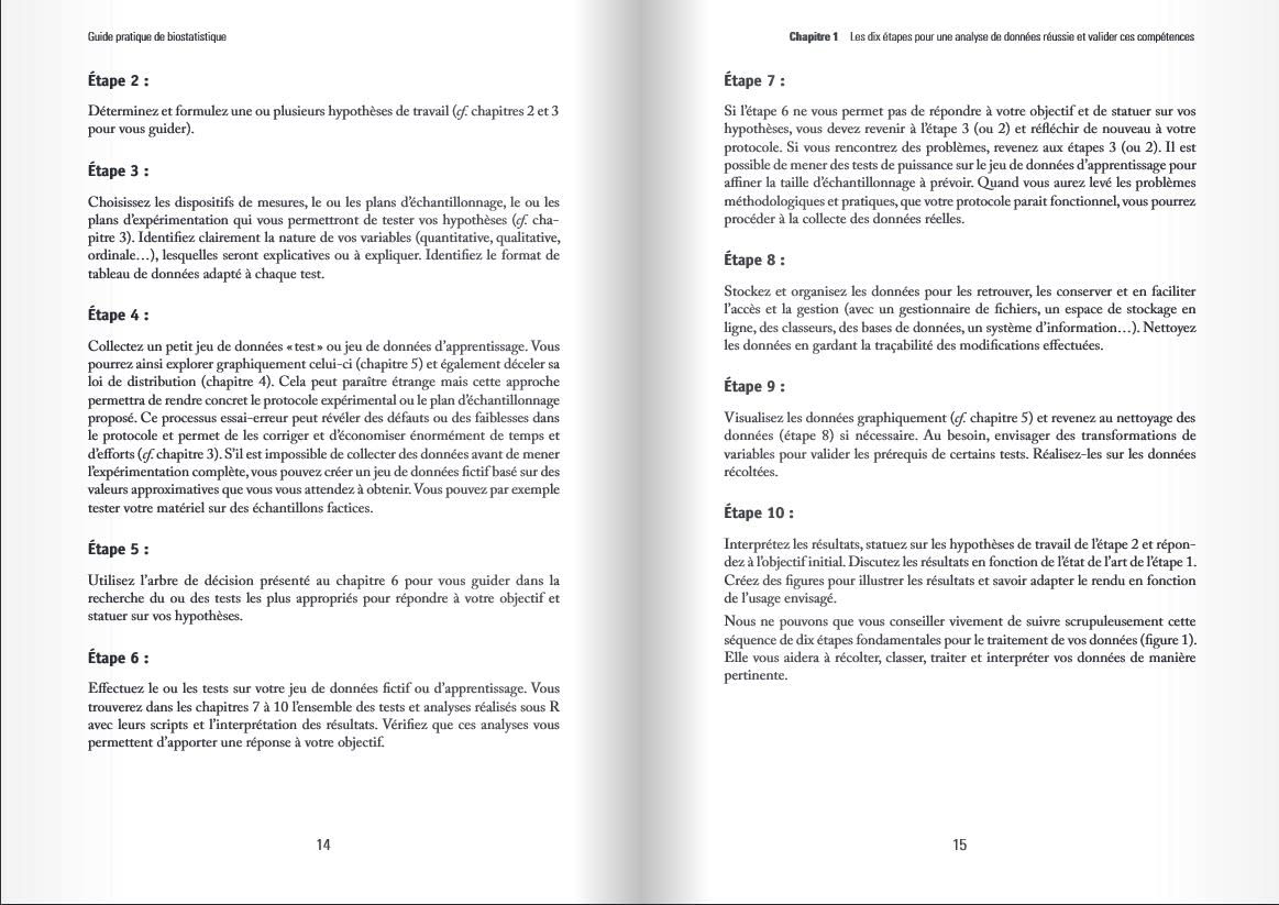 Guide pratique de biostatistique: Choisir les bons outils pour analyser ses données