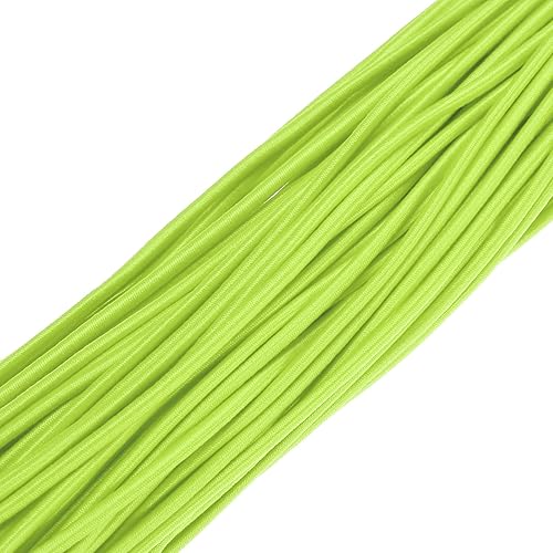 Vista 191 de PATIKIL Cuerda elástica elástica de 1/8 pulgadas, 11 yardas (0.118 in x 32.8 ft), color verde militar para manualidades, correas de gancho