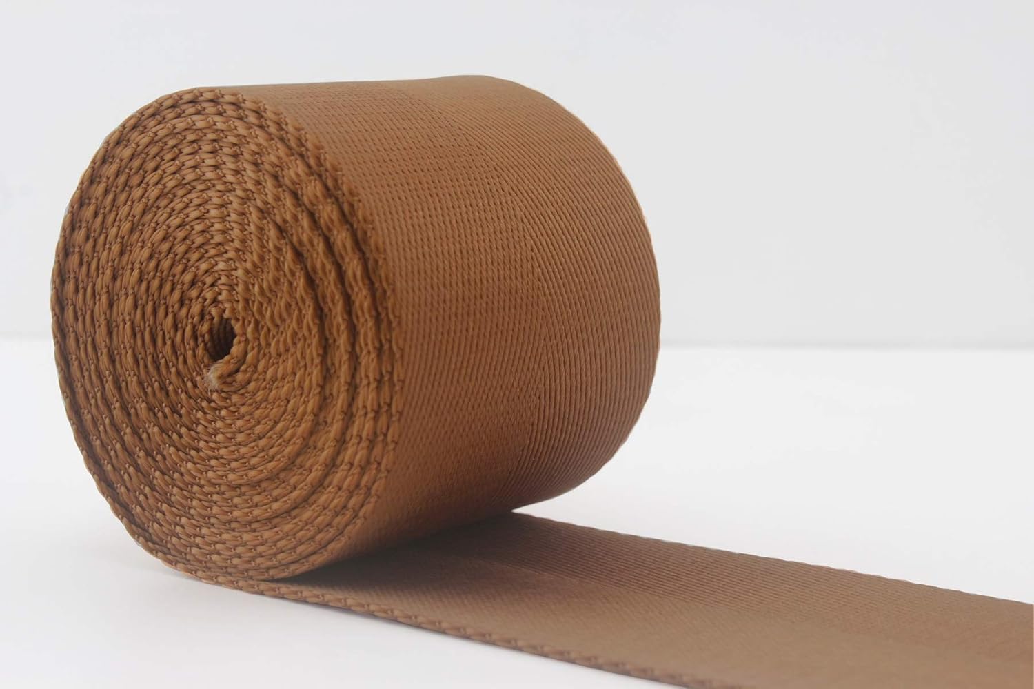 Nylon Webbing Ribbon 2 inch (50mm) Heavy Weight Brown Strap Replacement 5 Yards ZD97