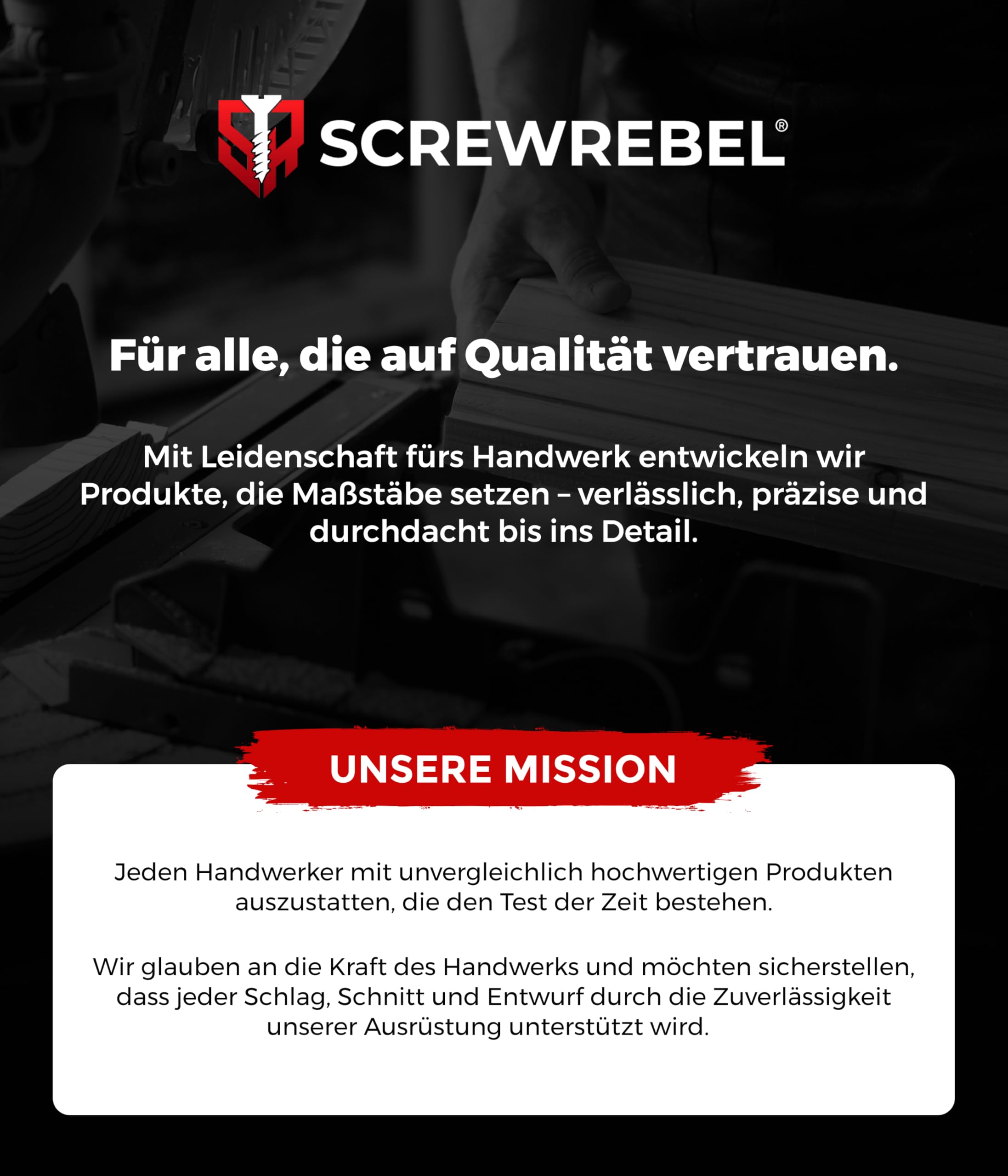 SCREW REBEL Terrassenschraube ST-FIX Edelstahl C1 5,0 x 60mm - 500 Stück inklusive S2-Bit, TX 25, Zier-Senkkopf, Schaftfräser, Sägezahn Gewindeschliff, Cutspitze, Dielenschraube gewachst