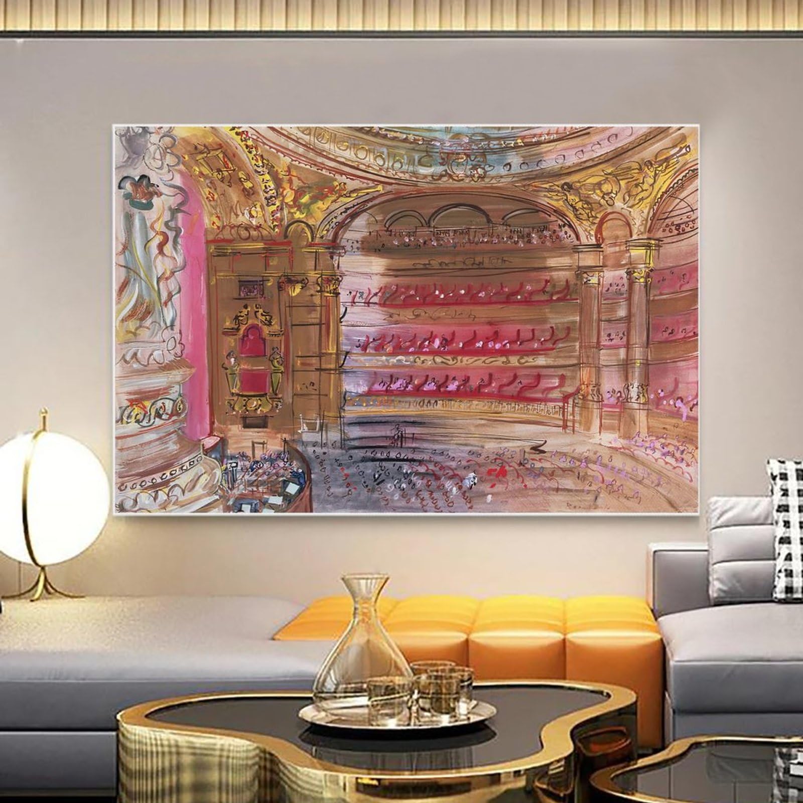 Amazon.co.jp: Raoul Dufyラウル・デュフィ画家の作品「オペラ座、パリ