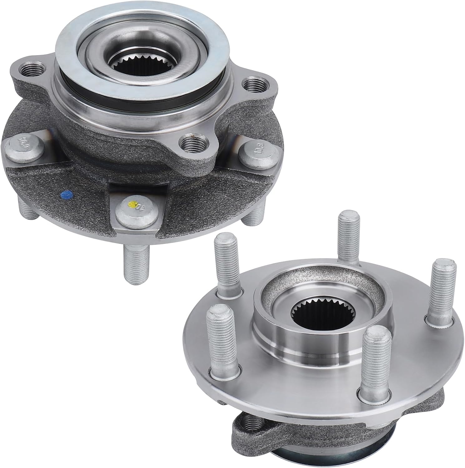 DRIVESTAR 513298 Front Wheel Hub & Bearing Assembly for Nissan Rogue 2008-13/2014-15 Rogue Select/ 2007-12 Sentra, 5 Lug w/ABS (Pair)