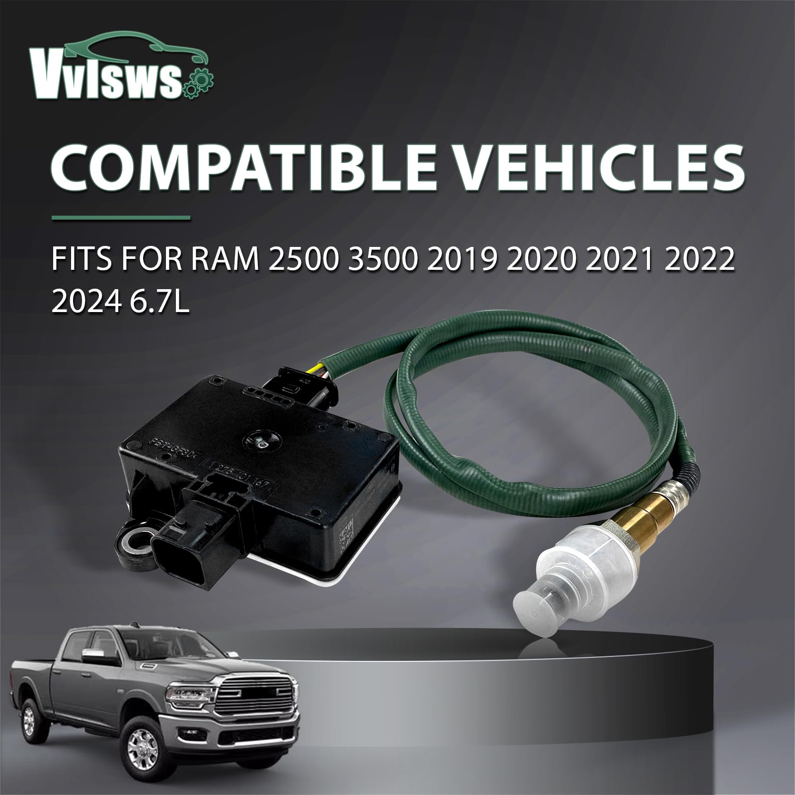 Vvlsws 68354201AB Diesel Particulate Matter Sensor Compatible with  