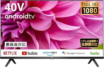 Amazon.co.jp: TCL 40型 フルハイビジョン スマートテレビ(Android TV
