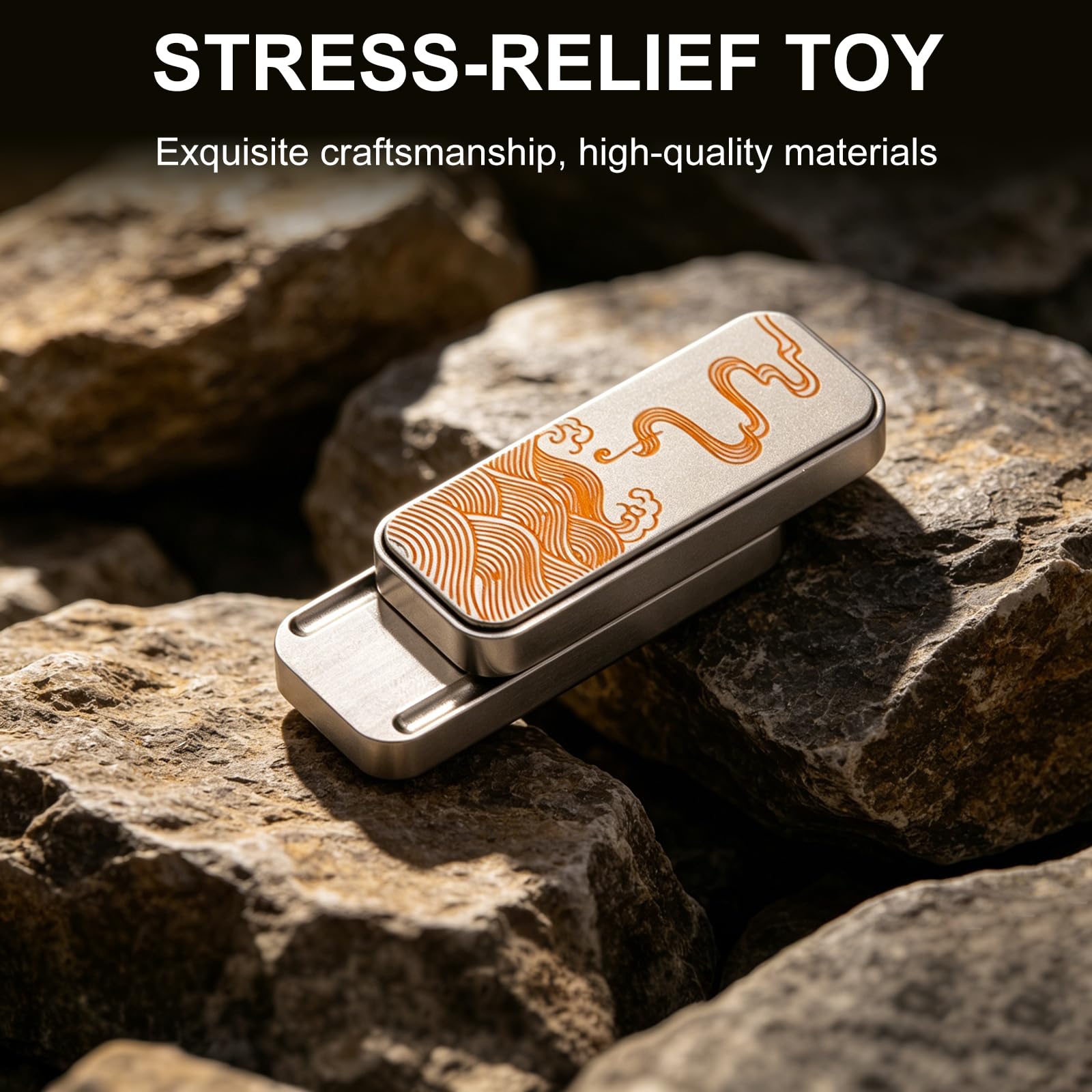 Fidget Toys Metall Erwachsene,Magnetischer Fidget Slider Anti Stress,Sensorisches Spielzeug Geschenke für Autismus,Büro,ADHC,TDHD