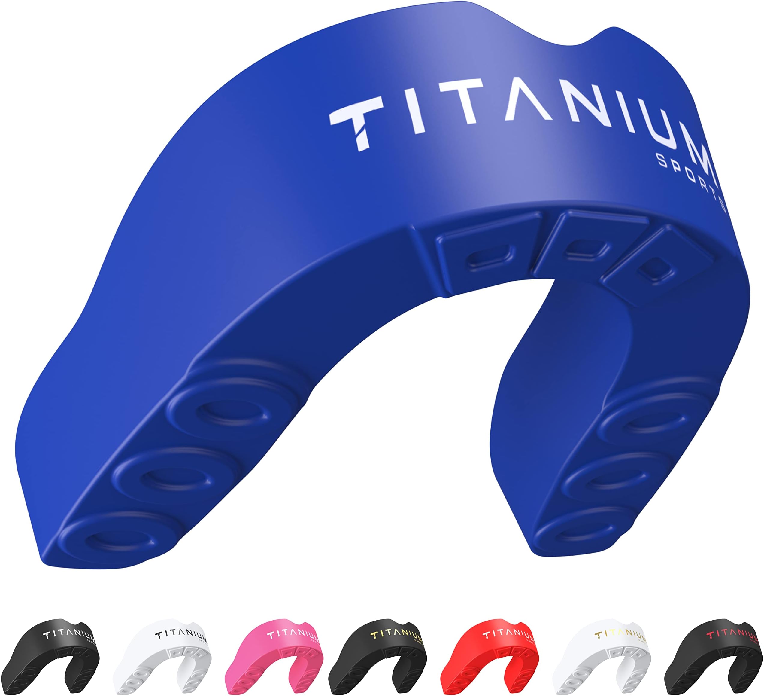 Premium Mouth Guard - Slim Fit Sports Mouth Guard with Case - Gum Shield for Jaw Protection in Contact Sports - Durable Boxing, MMA, Judo, Karate, Rugby, Hockey, Football Adult