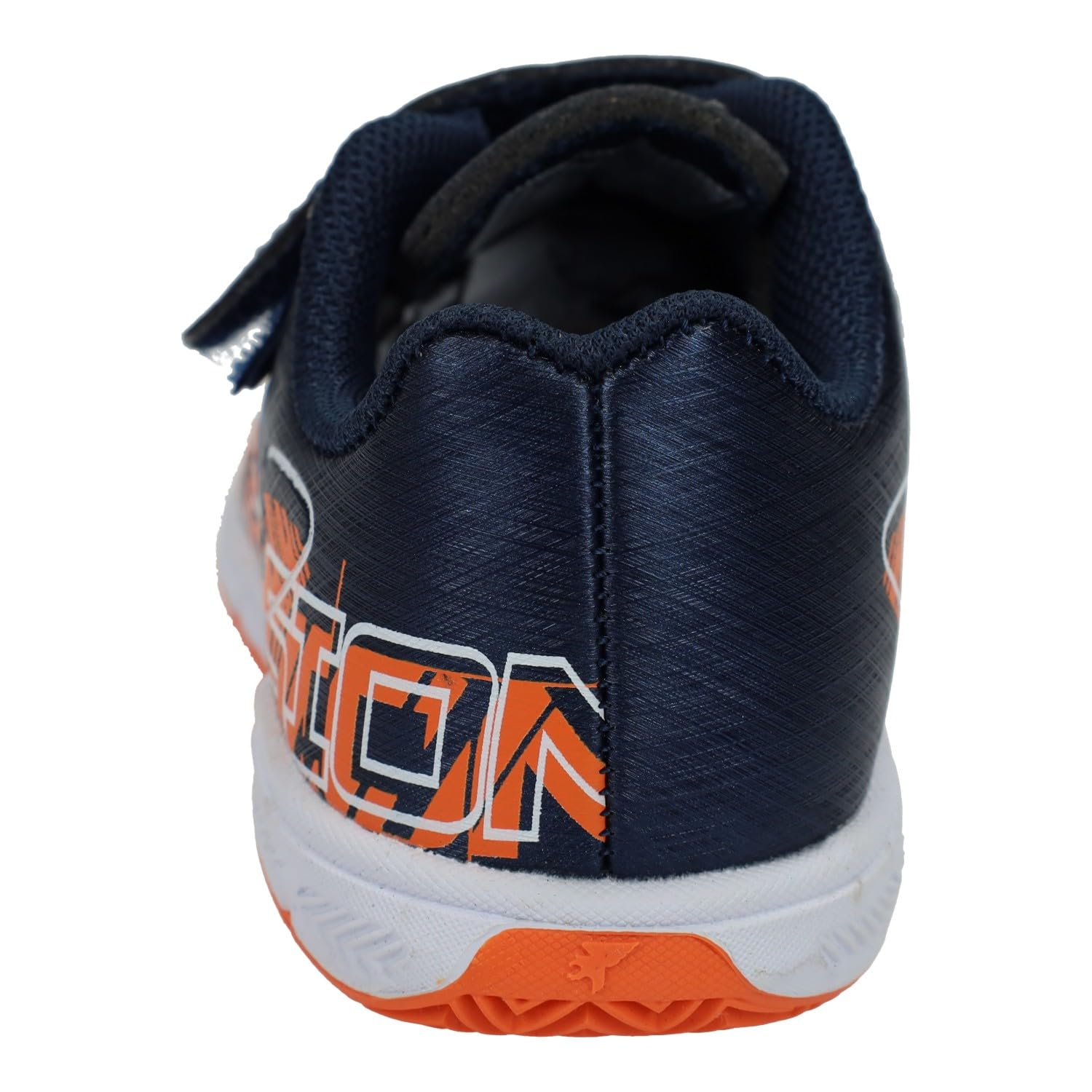 Joma PRJW2303INV Zapatillas de fútbol Sala para niños, Color Marino con Naranja y Azul Claro, diseño anatómico con Velcro NIÑO Deportivos Marino 37