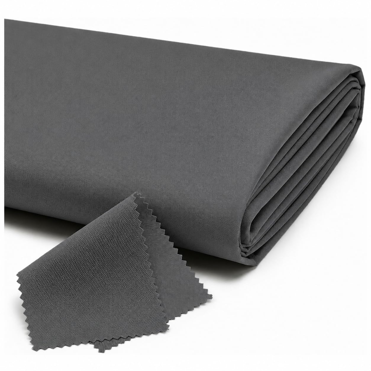 Waterproof Canvas Fabric by The Metre – Heavy Duty 600D Outdoor Upholstery Material for Garden Furniture, Cushion Covers, Campervans, Gazebos & Awnings, 147cm Wide (Grey) — image 1