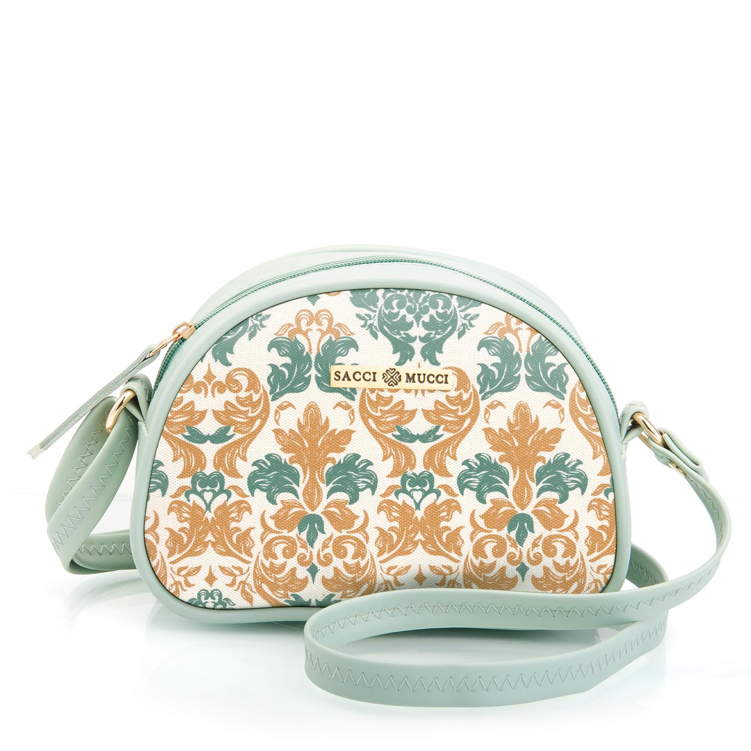 SACCI MUCCI Crossbody Sling Bag for Women and Girls - Damask