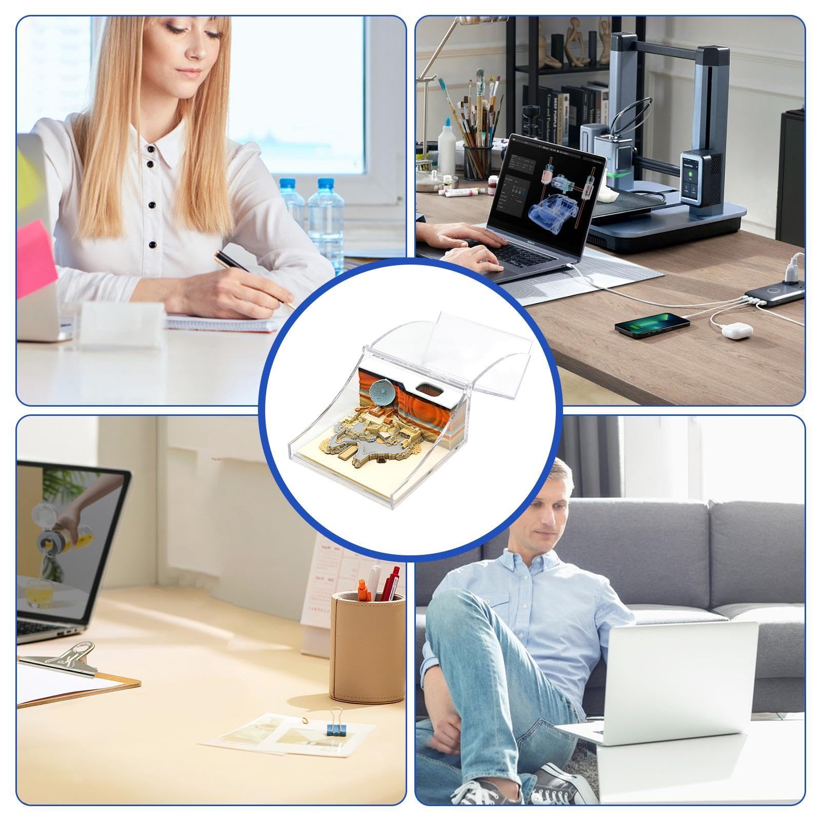 Haftnotizen | Haftnotizen Artsy Pads - Niedliche Haftnotizen, Desktop | Dekorationen für Schlafzimmer, Wohnzimmer, Vitrine, Schreibtisch, Schule, Büros