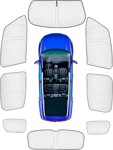 Miniatura 229 de KMF - Parasol de repuesto para parabrisas, cubierta para ventana lateral y trasera, cubierta protectora para visor, para campamento, bebé, bloqueo