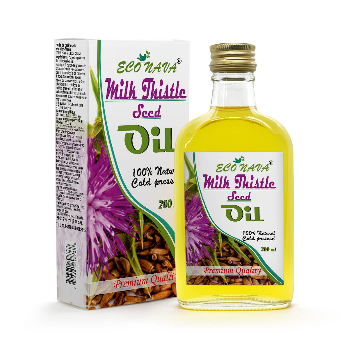 Where Can I Buy Milk Thistle Amazon.com : ECO NAVA | Milk Thistle Oil | 100% Natural Extra Virgin