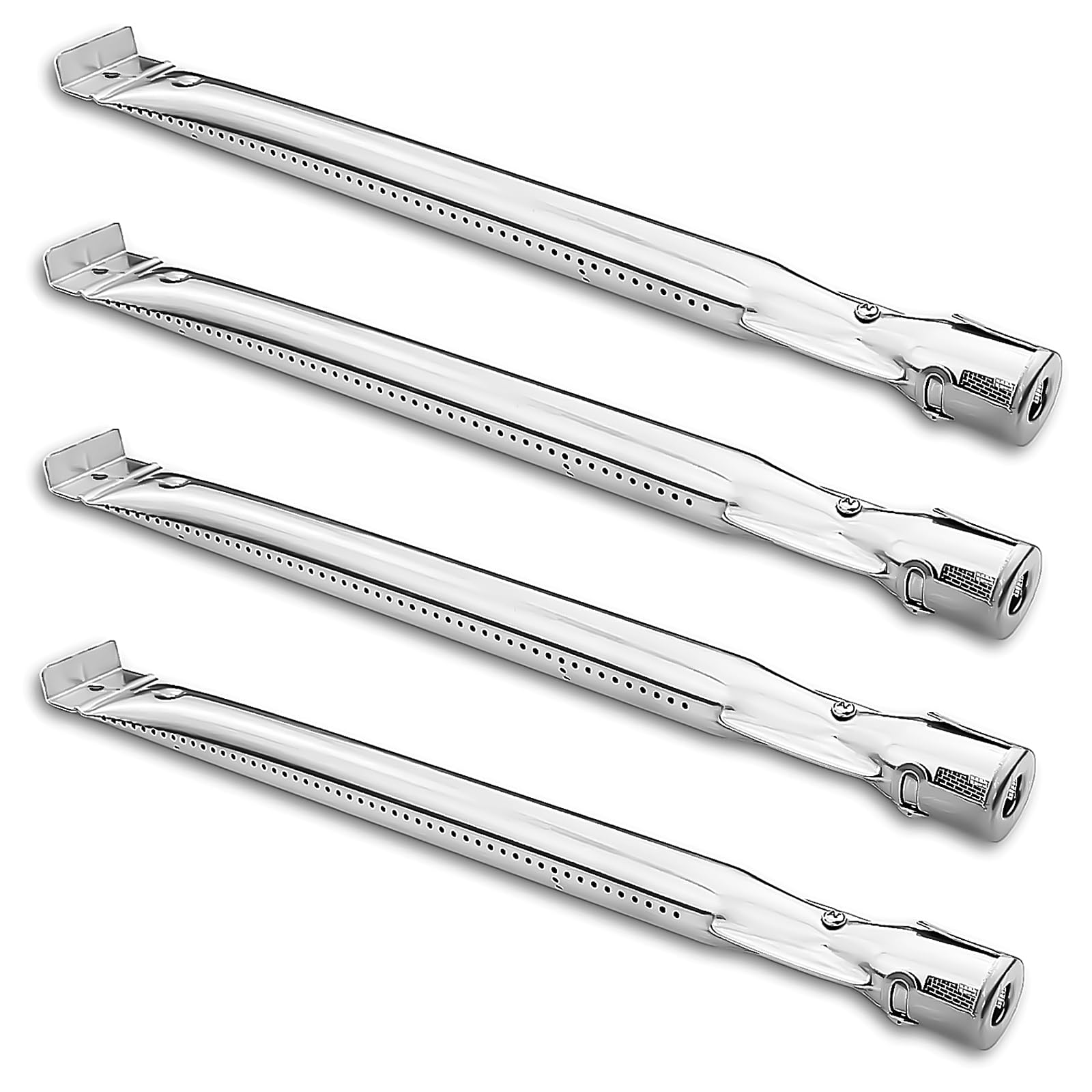 Bar.b.q.s 38,1cm Brûleurs de rechange en acier inoxydable pour Barbecook Siesta, Grill Chef, Kenmore Sears, K Mart, Lowes Gas Grills, Lot de 4
