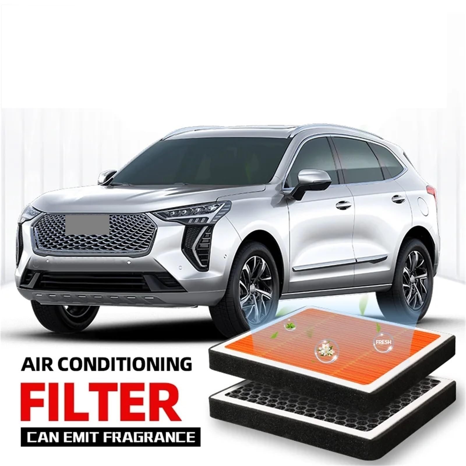 Filtr Kabinowy Pasuje do Haval Jolion filtr kabinowy filtr powietrza filtr klimatyzacji z węglem aktywnym z zapachem do oczyszczania powietrza w samochodzie