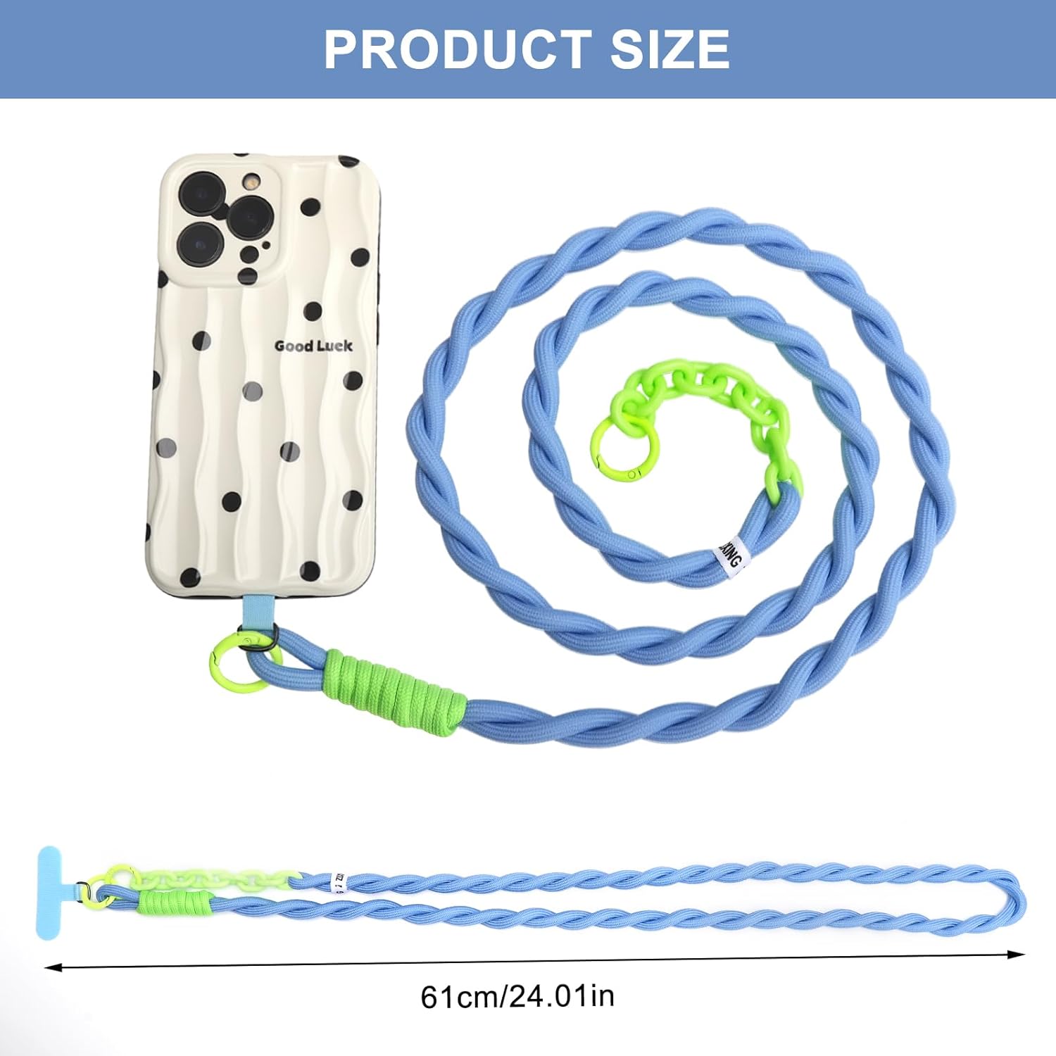 Popruh na mobil v rôznych farbách