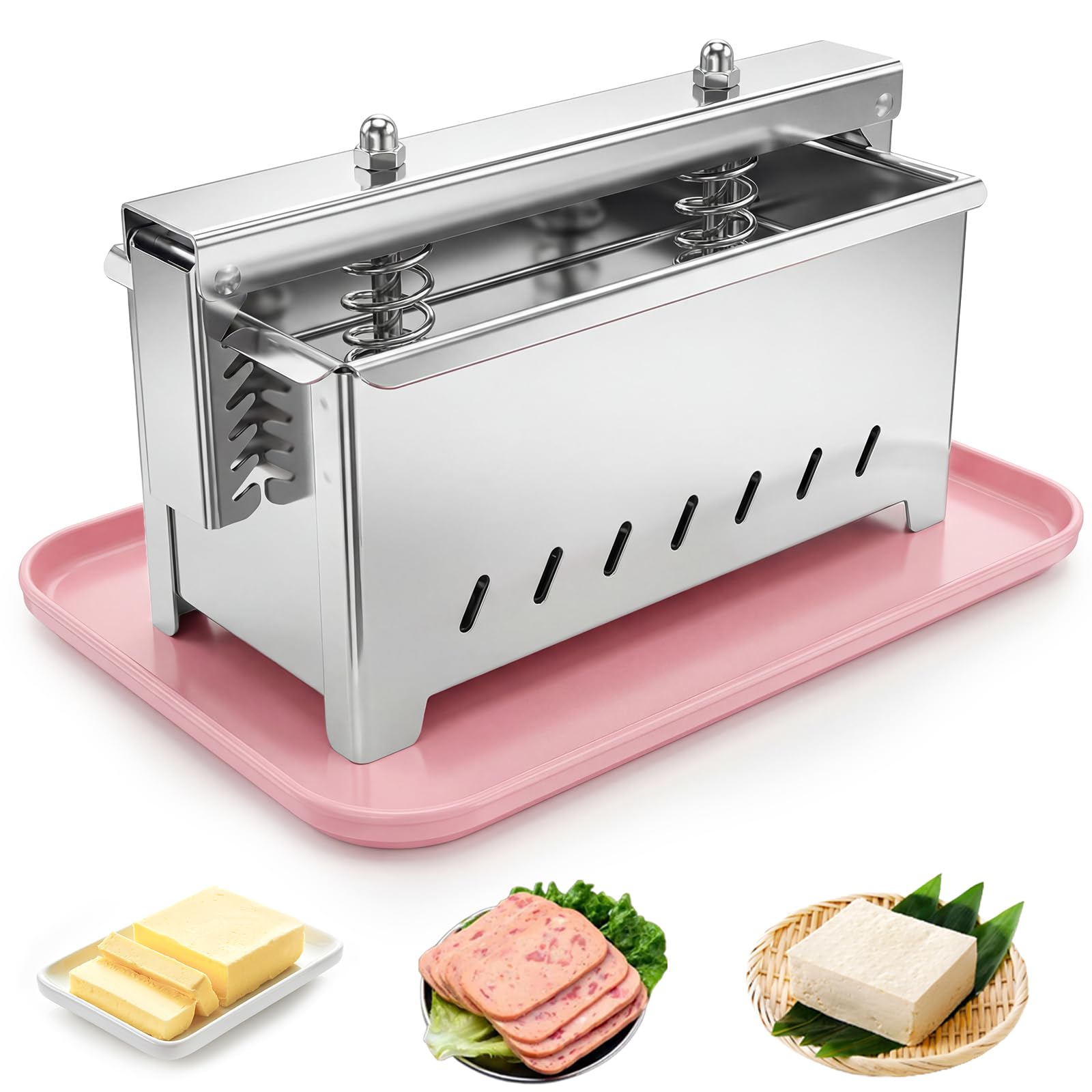Pressa per Tofu pressa Tofu Tofupressa per Formaggi in Acciaio Inox per la Preparazione di Tofu, Formaggio Indiano può contenere fino a 2kg Lavabile in lavastoviglie dimensioni del prodotto 31x22x14cm