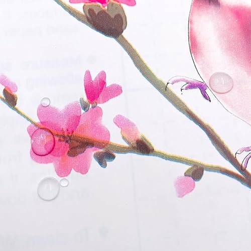 Miniatura 12 de Yifely Peel & Stick - Revestimiento de estante extraíble para cubrir apartamentos, armarios de mesitas de noche, pájaros melocotón, 17.7 pulgadas