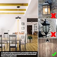 Vista 4 de LUXON Motion Sensor Light Bulb,9W Smart Bulb Radar Dusk to Dawn LED Light Bulbs,E26 Base Indoor Sensor Night Lights Soft White 2700K Outdoor Motion
