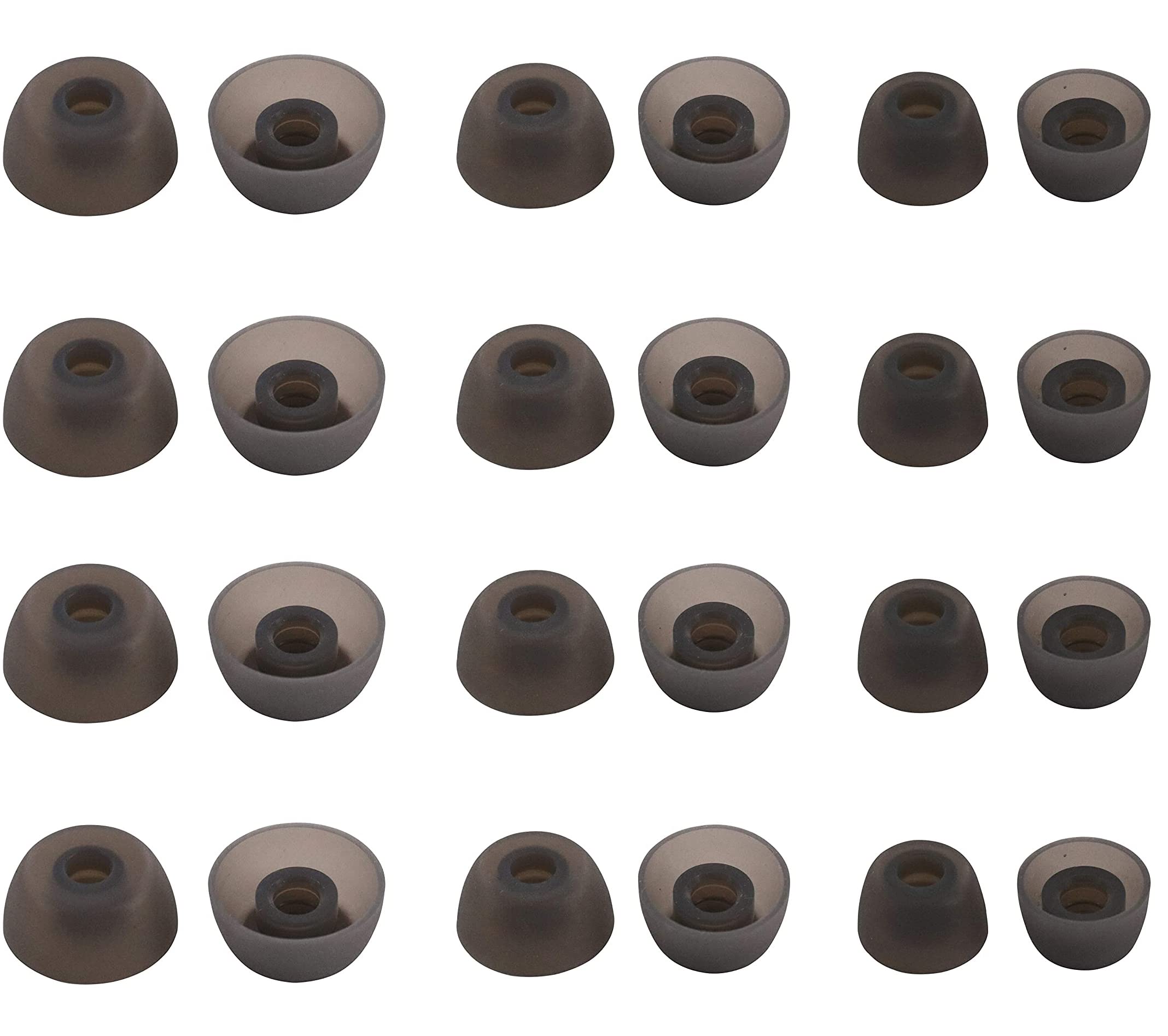 ALXCDEar Tips Compatible with Jabra Elite 75t/65t/Active/7 Pro/Elite 3/4 - 12 Pairs S/M/L Silicone Replacement Tips