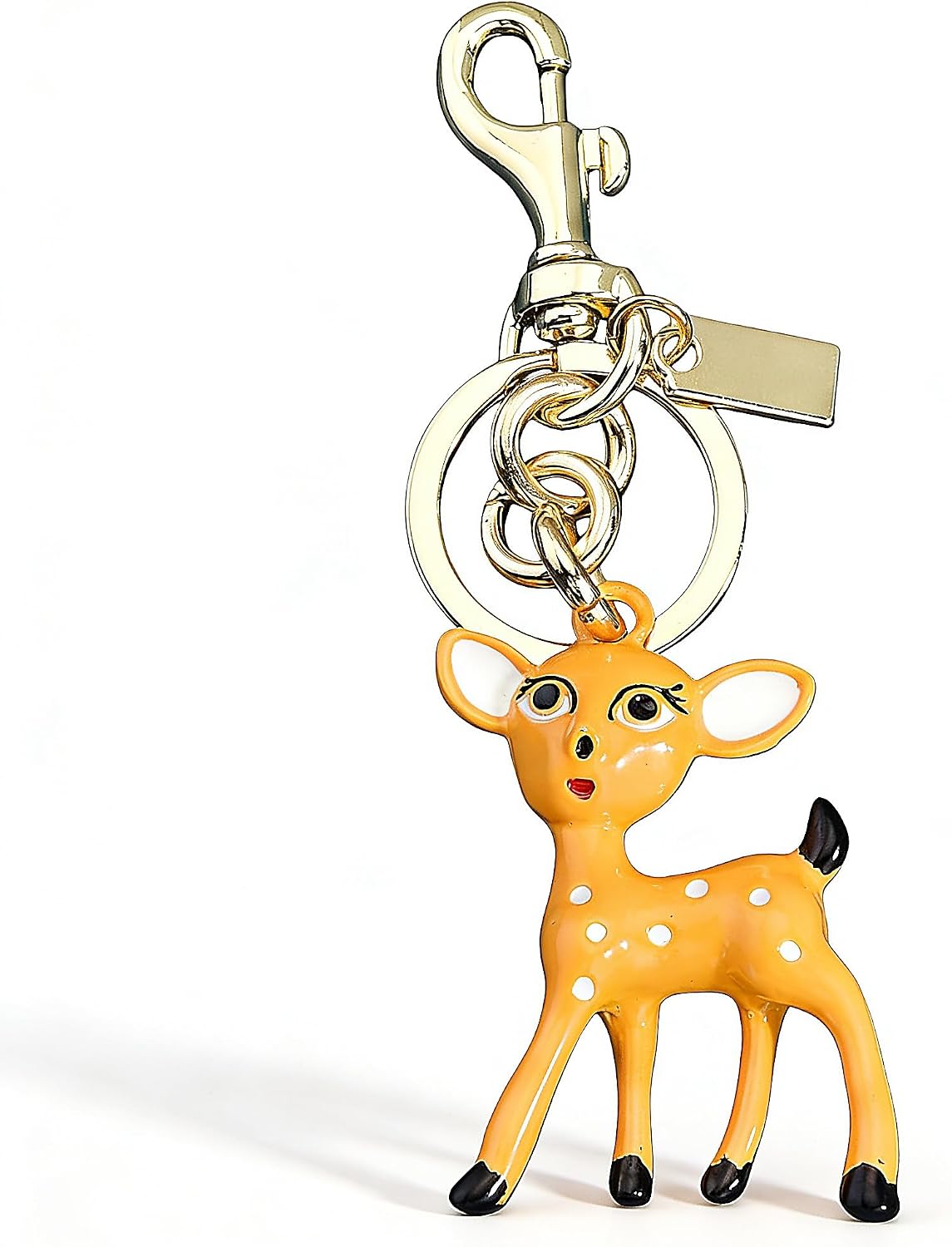 Cute Deer Keychain,Purse Charms for Handbags,Christmas Charm Accessories For Women&men