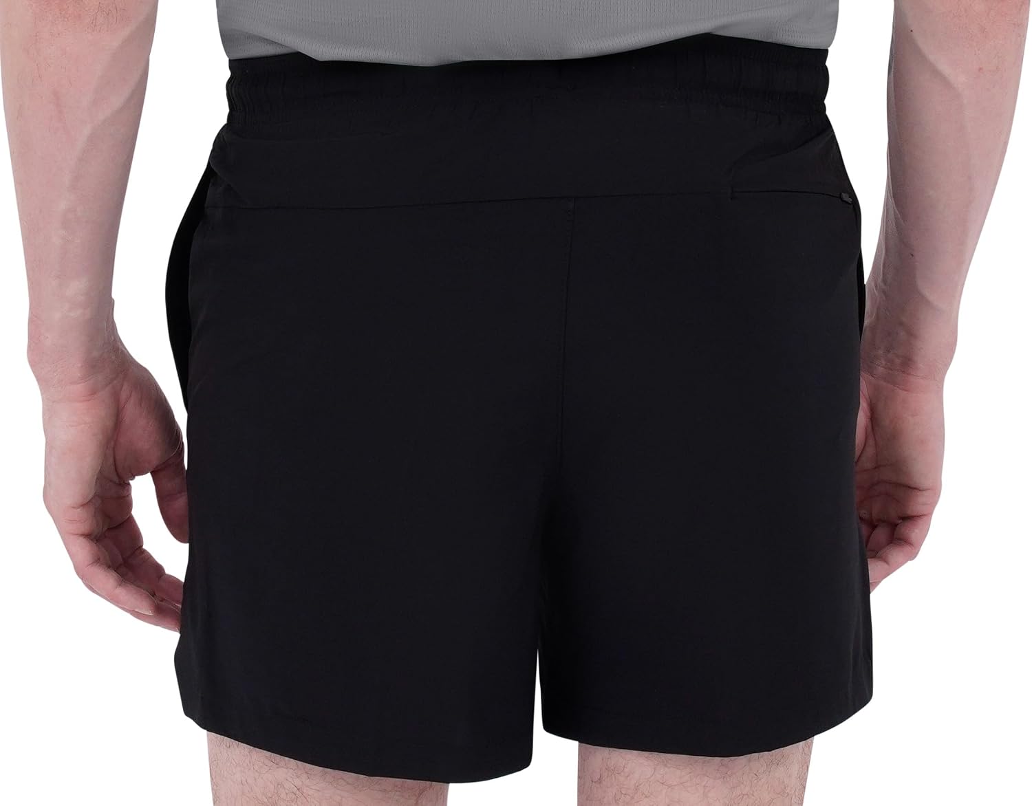 Skora Men's Running Shorts, 5" Inseam, Woven, No Compression, QWIK-Dry, Back Zip Pocket, Active Gym Training Performance Wear