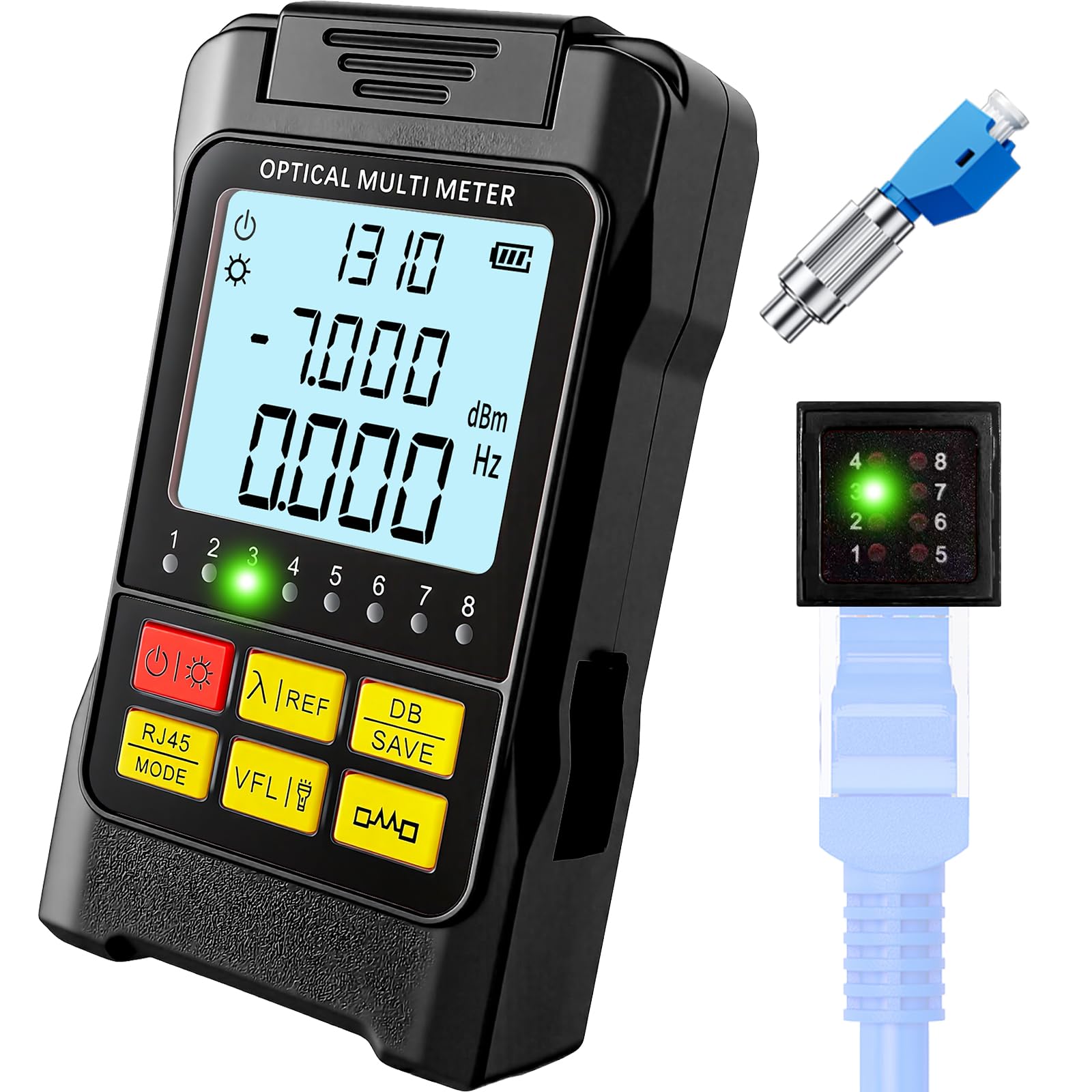 Fiber Optic Cable Tester - 4-in-1 Diagnostic Tool -1