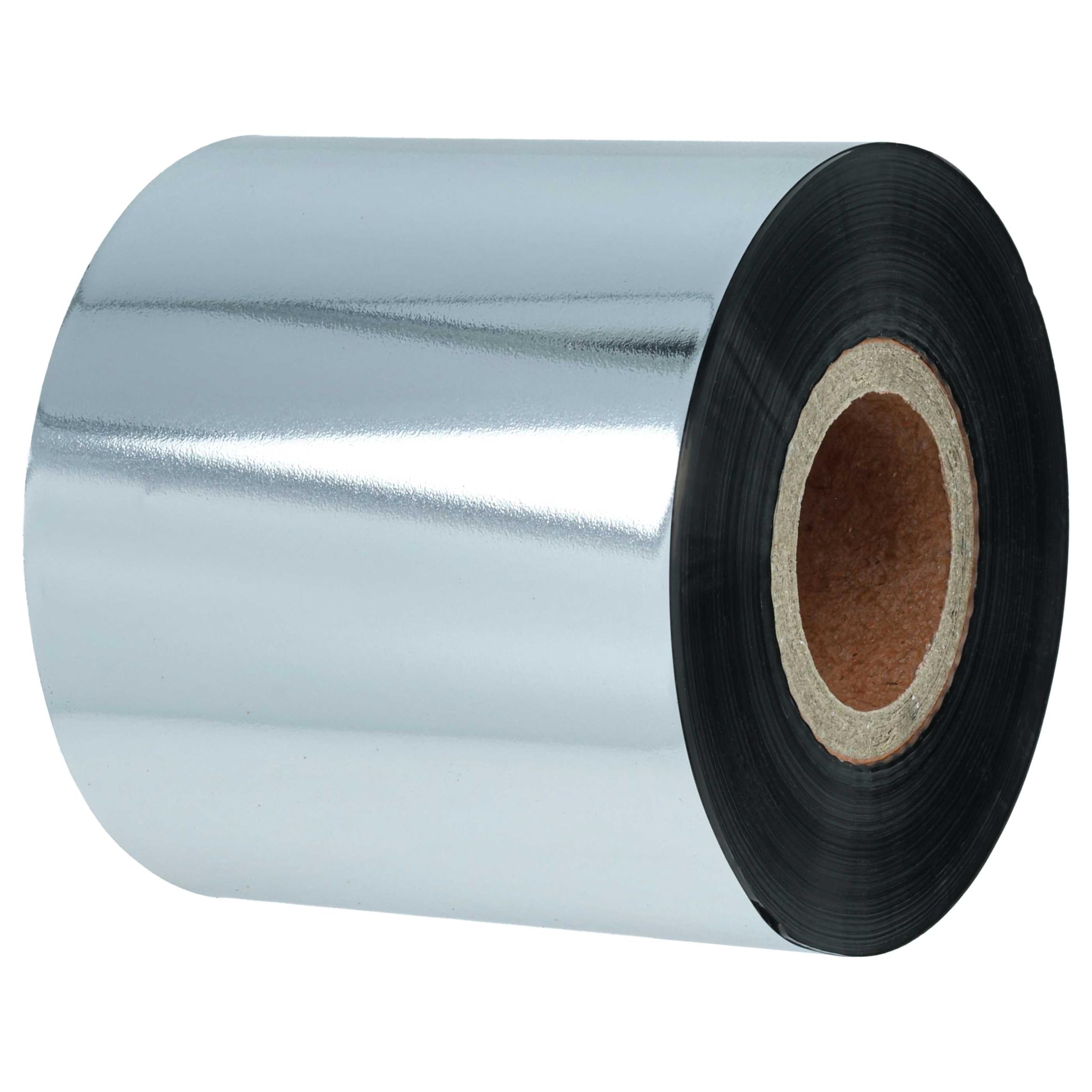 vhbw 5x nastro trasferimento termico compatibile con TSC TX200, TTP-644MT, TX600, TX300 etichettatrice, indelebile, 60mmx300m, cera/resina