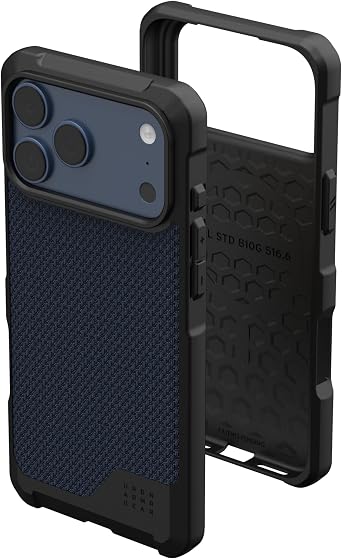 URBAN ARMOR GEAR UAG Designed for iPhone 17 Pro Max Case Metropolis LT - Compatible with MagSafe Military Grade Protective Cover, Kevlar Mallard