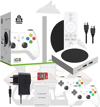 2025 G8 Game Box 4K HD TV Game Stick Video Game Console ألعاب قديمة مدمجة مشغل ألعاب محمول لوحة ألعاب لاسلكية 128G 69000+Games