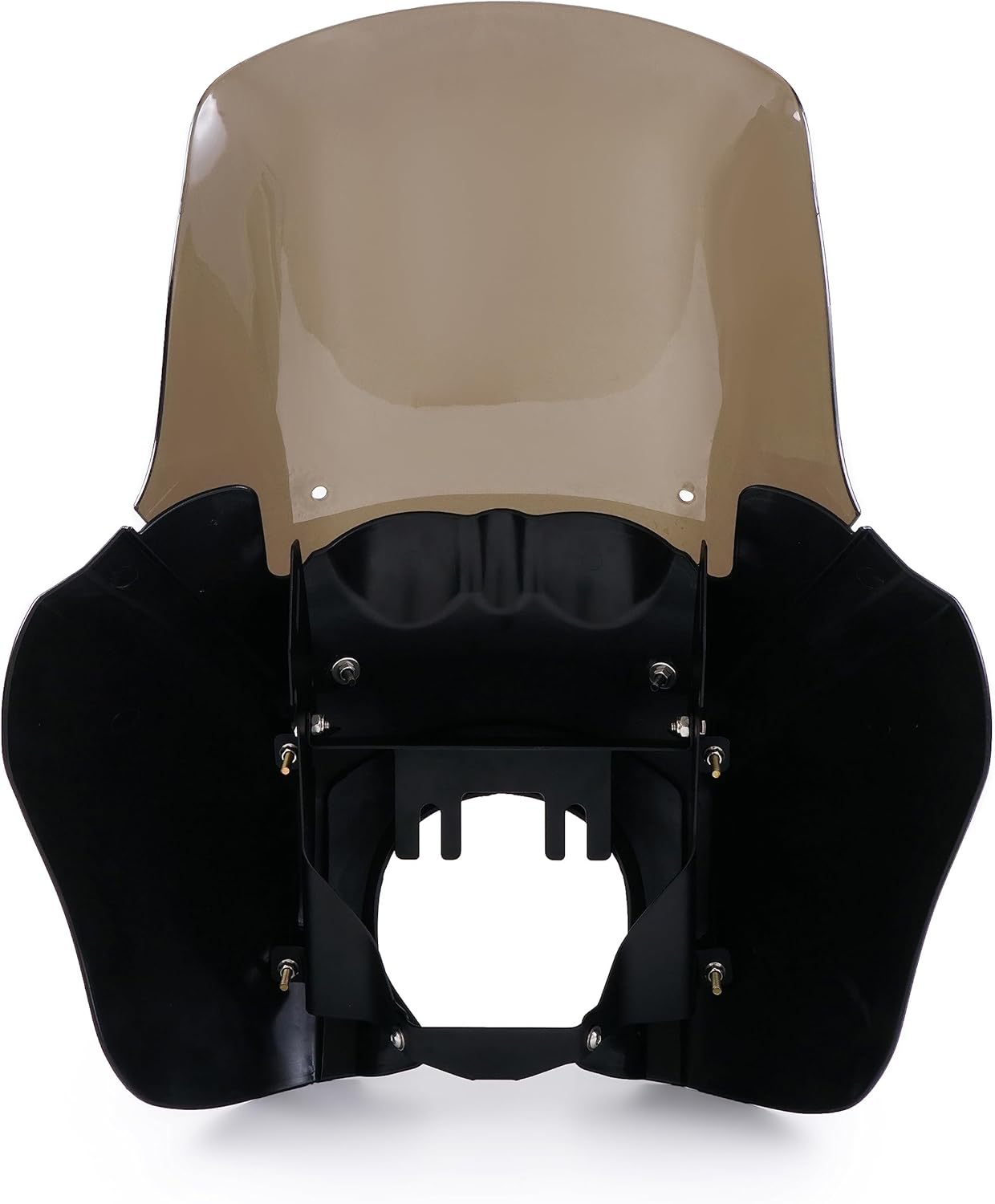 Matte Black & Smoke Tall Fairing Windshield Club Style Kit - Fairing Fit for Harley-Davidson Dyna, Super Glide T Sport FXDXT, FXR, ABS Plastic Motorcycle Fairing