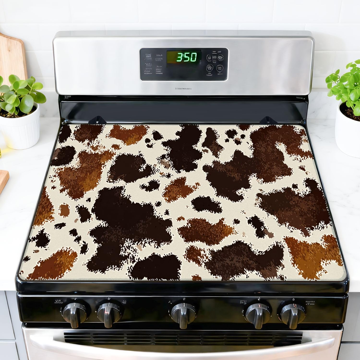 Stove Top Covers for Electric Stove seamless cute winter arctic animals polar bear penguin walrus killer Glass Cooktop Burner Covers Heat Resistant Protector Kitchen Decor Keep Stove Clean 28''x20''