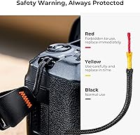 Vista 4 de K&F CONCEPT Camera Wrist Strap for Photographers, Adjustable Nylon Camera Hand Strap Compatible with Sony Canon Nikon Fuji DSLR SLR Mirrorless Camera