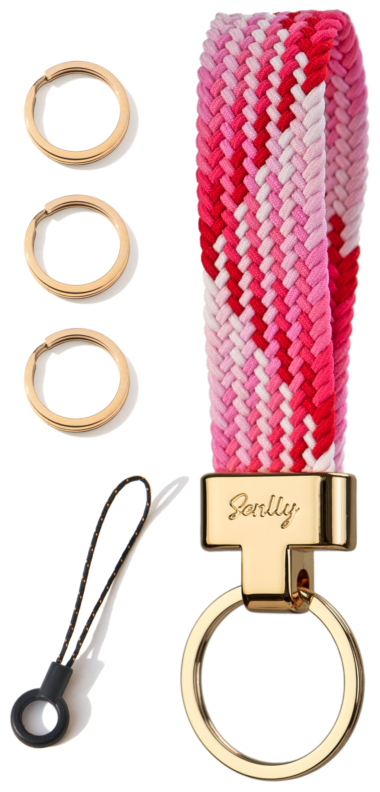 SENLLY Llavero para Coche, Minimalista Llavero Elástico, Cordón para Car Key Fob — view 23