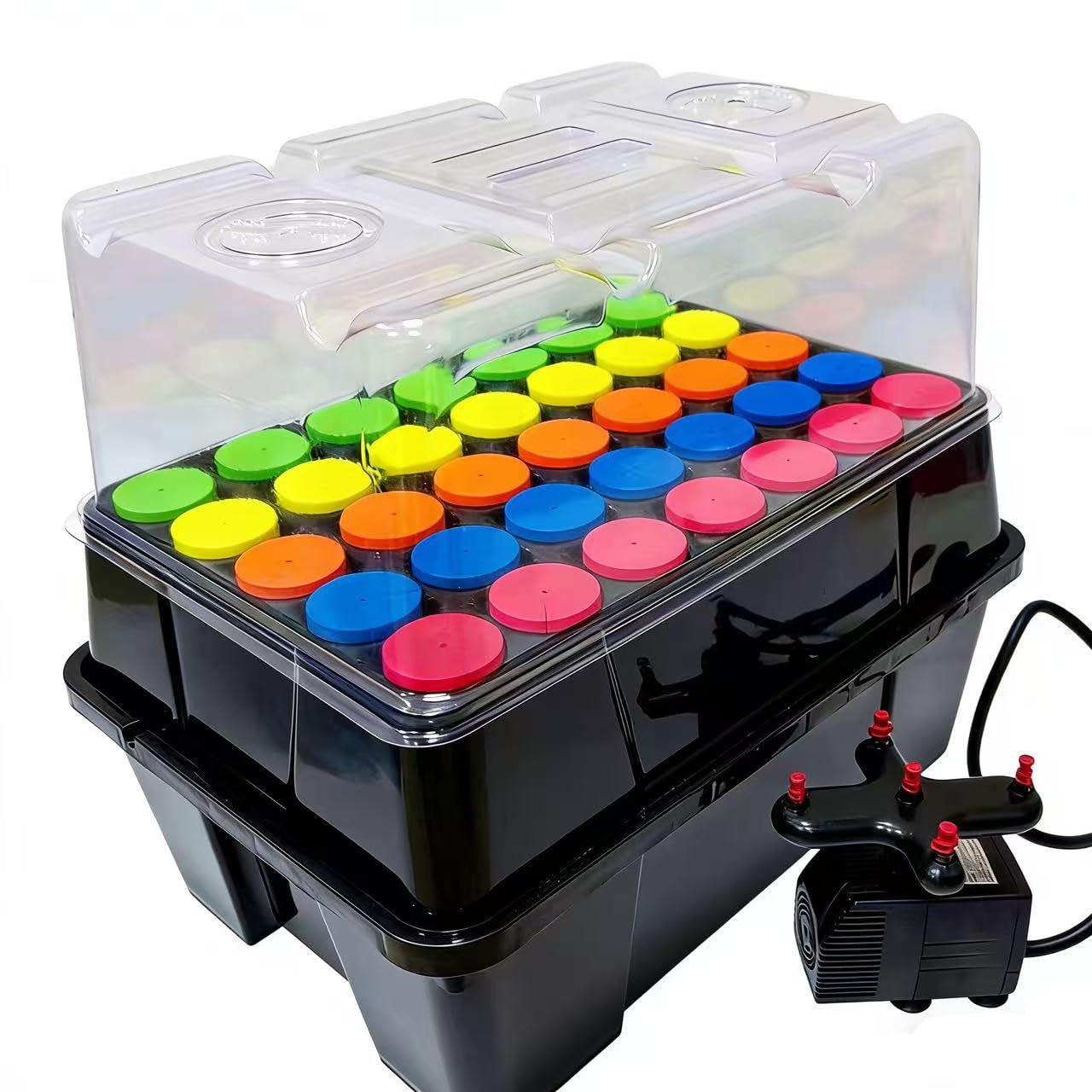 Aeroponic Cloner Machine Cloning Machine 35 Site for Cutting Rooting Germination Kit Using 1.625 inch Neoprene Clone Inserts product thumbnail 4