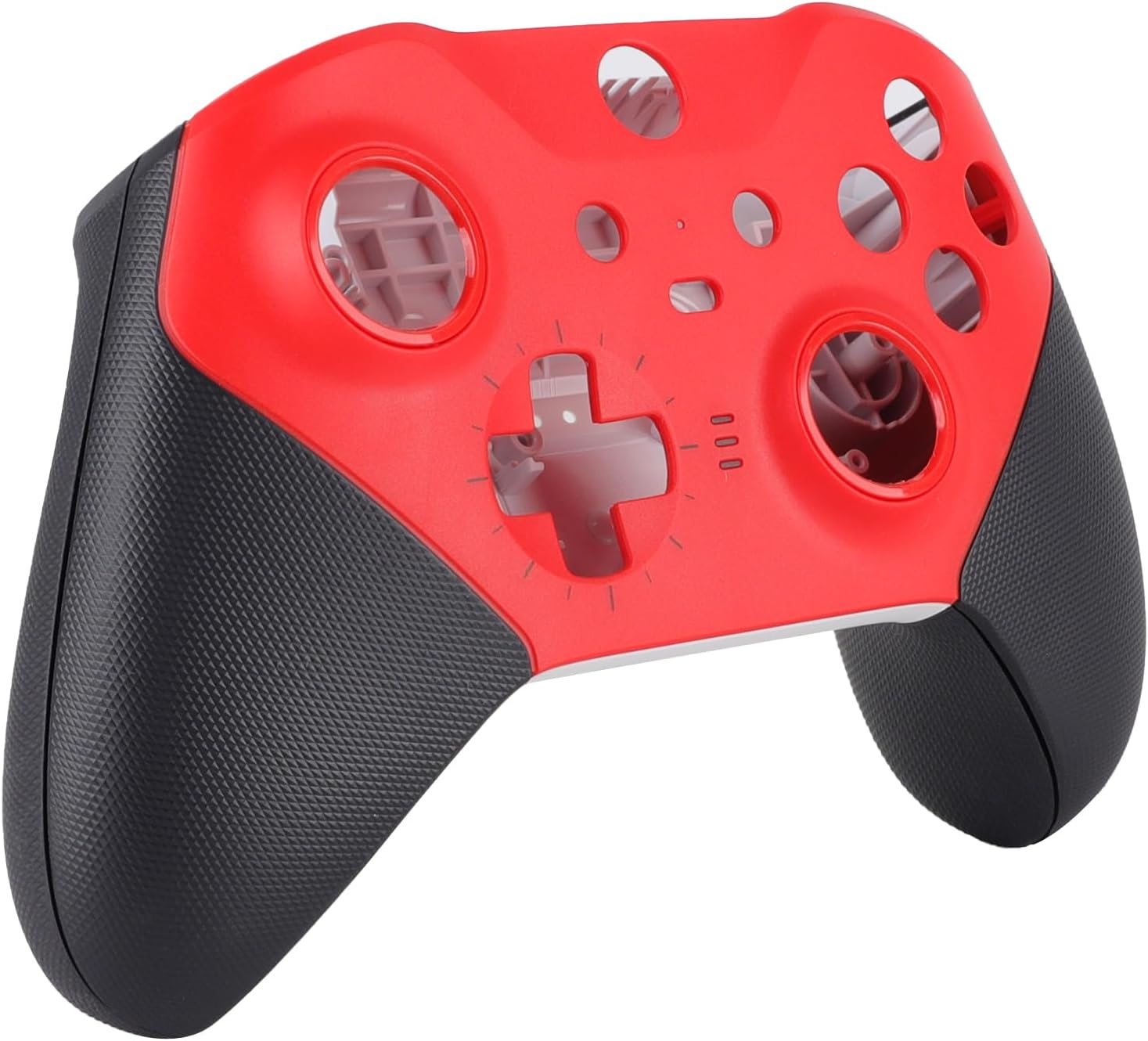 Front and Back Housing Shell Replacement Kit for Xbox Elite Series 2 Controller - Includes Faceplate, Grip Cover, and Repair Tools (Red)