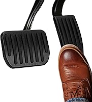 Vista 1 de Juego de Almohadillas para Pedales de Pie Compatible con Model 3 Model Y 2016-2025, Cubiertas de Pedal de Aluminio para Auto, Almohadillas