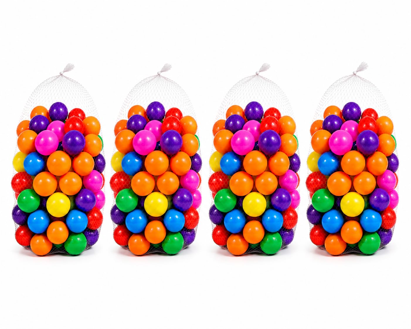 HH Home Hut 400PCS Soft Plastic Mini Play Balls Multi Vibrant Colours - durable, No Sharp Edges, Non Toxic, Phthalate & BPA Free - Use in Kids or Toddler Ball Pit (400PCS)