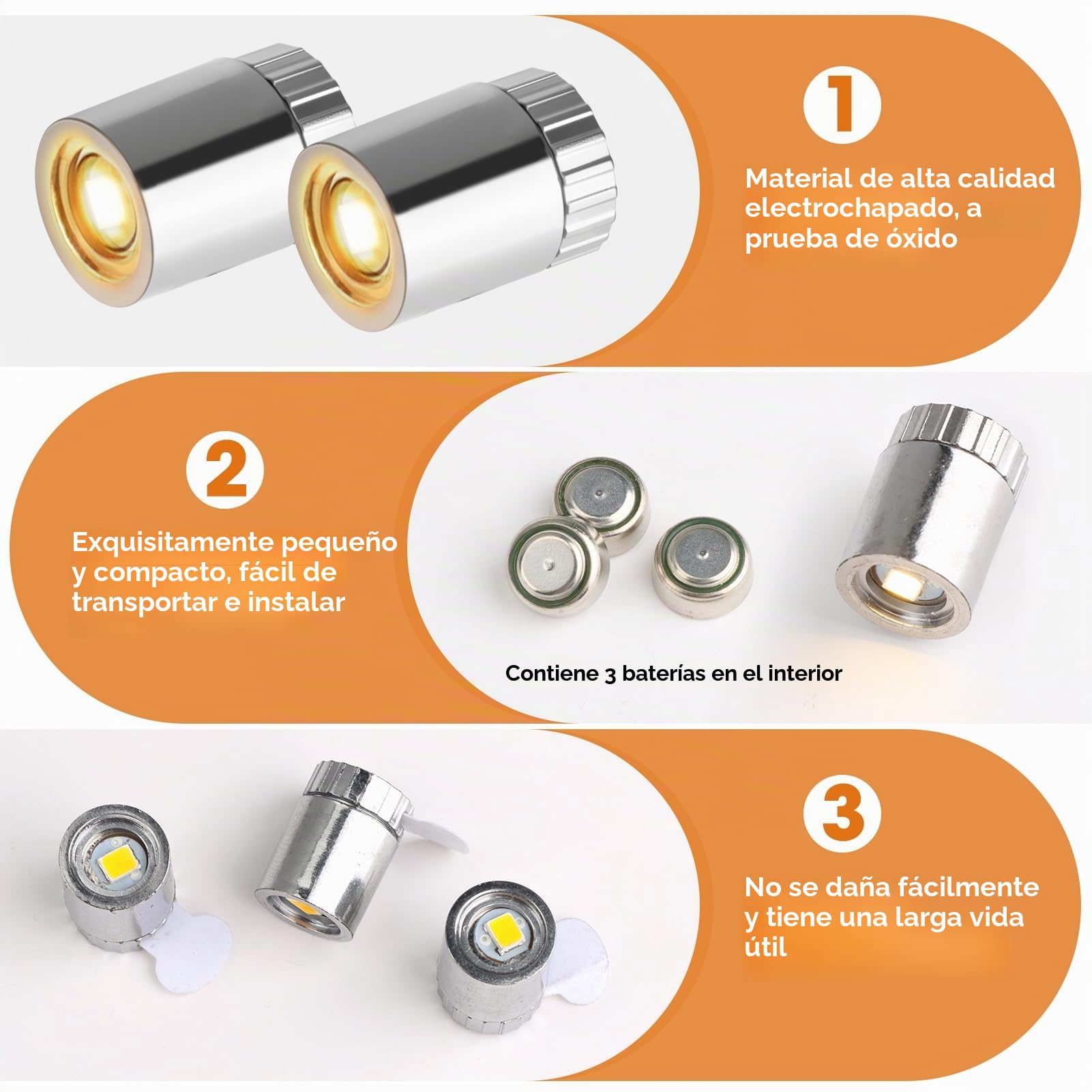 Lote De 15 Mini Luces LED Con Batería Integrada – Luz Blanca Cálida Para Manualidades, Casas De Muñecas, Decoración De Fiestas Y Proyectos Creativos