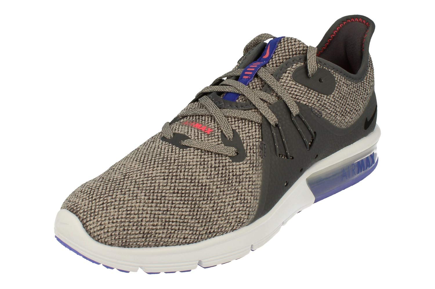 Nike Men's Air Max Sequent Competition Running Shoes, Multicolour (Dark  Grey/Black/Moon 013), UK