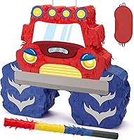 Vista 57 de Piñata plegable de unicornio, suministros para fiesta de cumpleaños, piñata extensible con bate y flecos, decoración de fiesta temática, piñatas