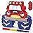 WERNNSAI Truck Piata - Monster Truck Piata Bundle with Blindfold and Bat for Boys Kids Piata Theme Party Decoration Supplies Cool Car Piata for Birthday Party Carnival Celebration Game