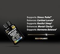 Vista 9 de DLNIA Suplemento de cortisol súper tranquilo con glicinato de magnesio, Ashwagandha - 90