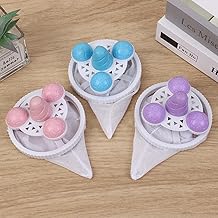 CUIKOSAER Floating Hair Filtering Mesh Removal Washing Machine Wool Device, Washing Machine Hair Filter Cleaning Mesh Bag, Reusable Washer Hair Catcher